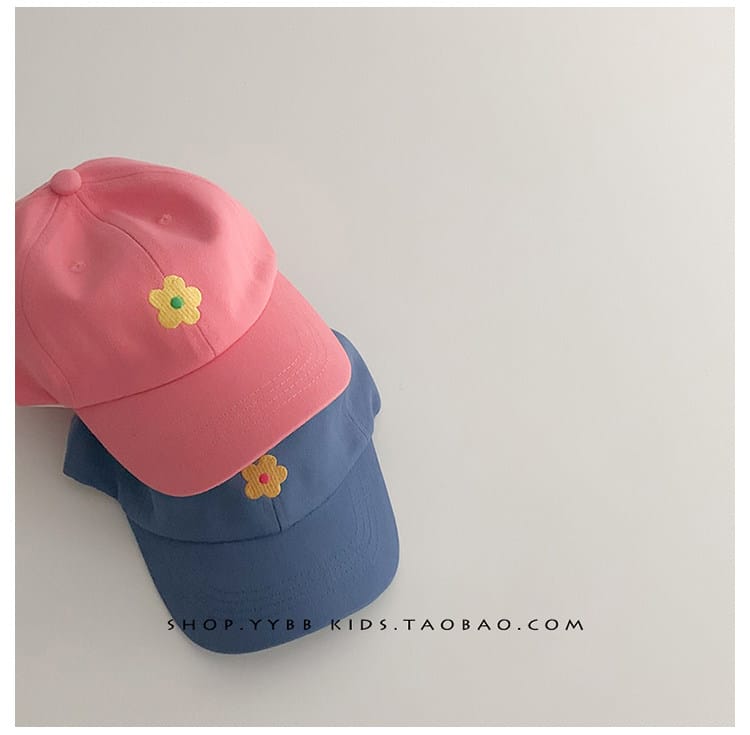 キッズ フラワー 刺繍 ベースボール キャップ 帽子【mh0004715】 mamahalo accessories ベビー用帽子