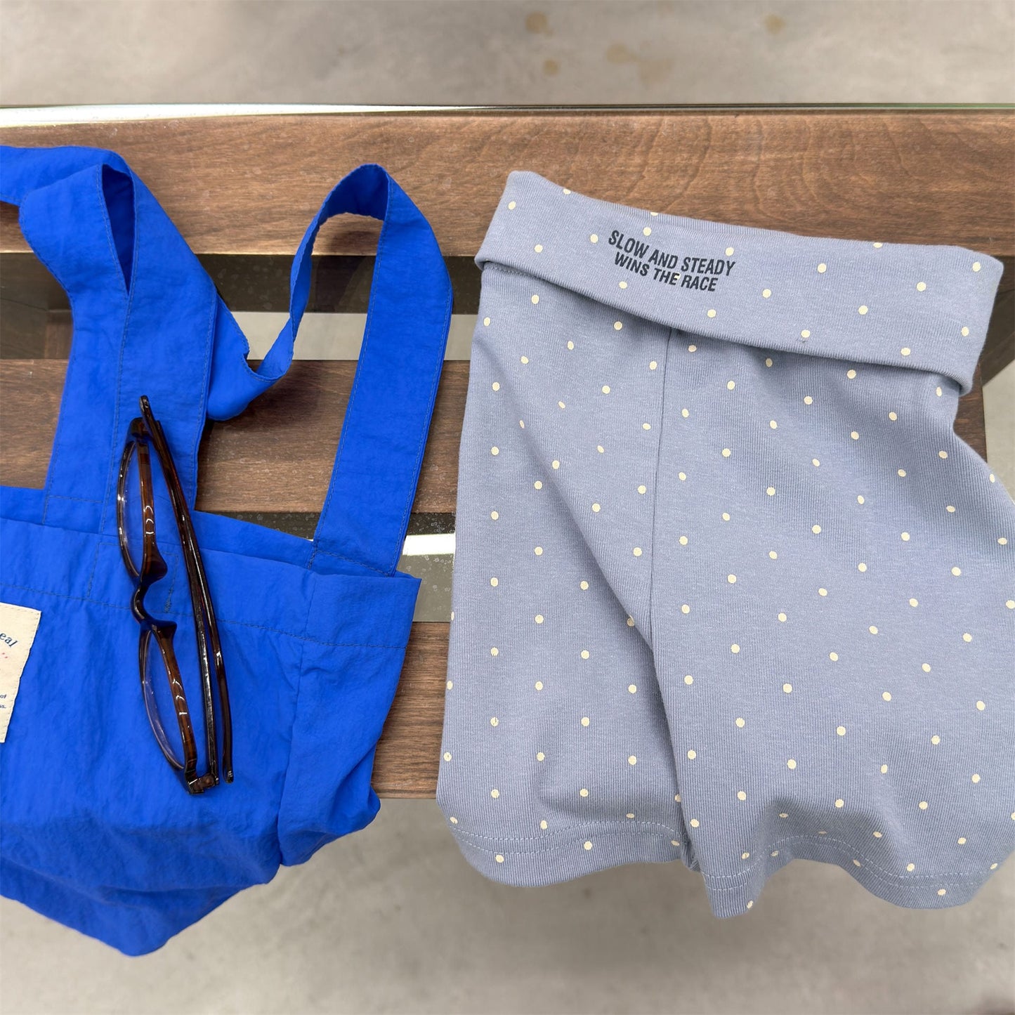 星プリント ウエストロゴ ショートパンツ ストリート【mh0013706】 Blue / 80cm ADbaby レギンスパンツ