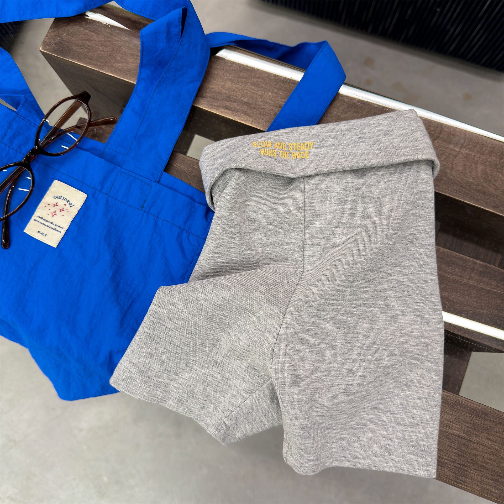 星プリント ウエストロゴ ショートパンツ ストリート【mh0013706】 Light Gray / 80cm ADbaby レギンスパンツ