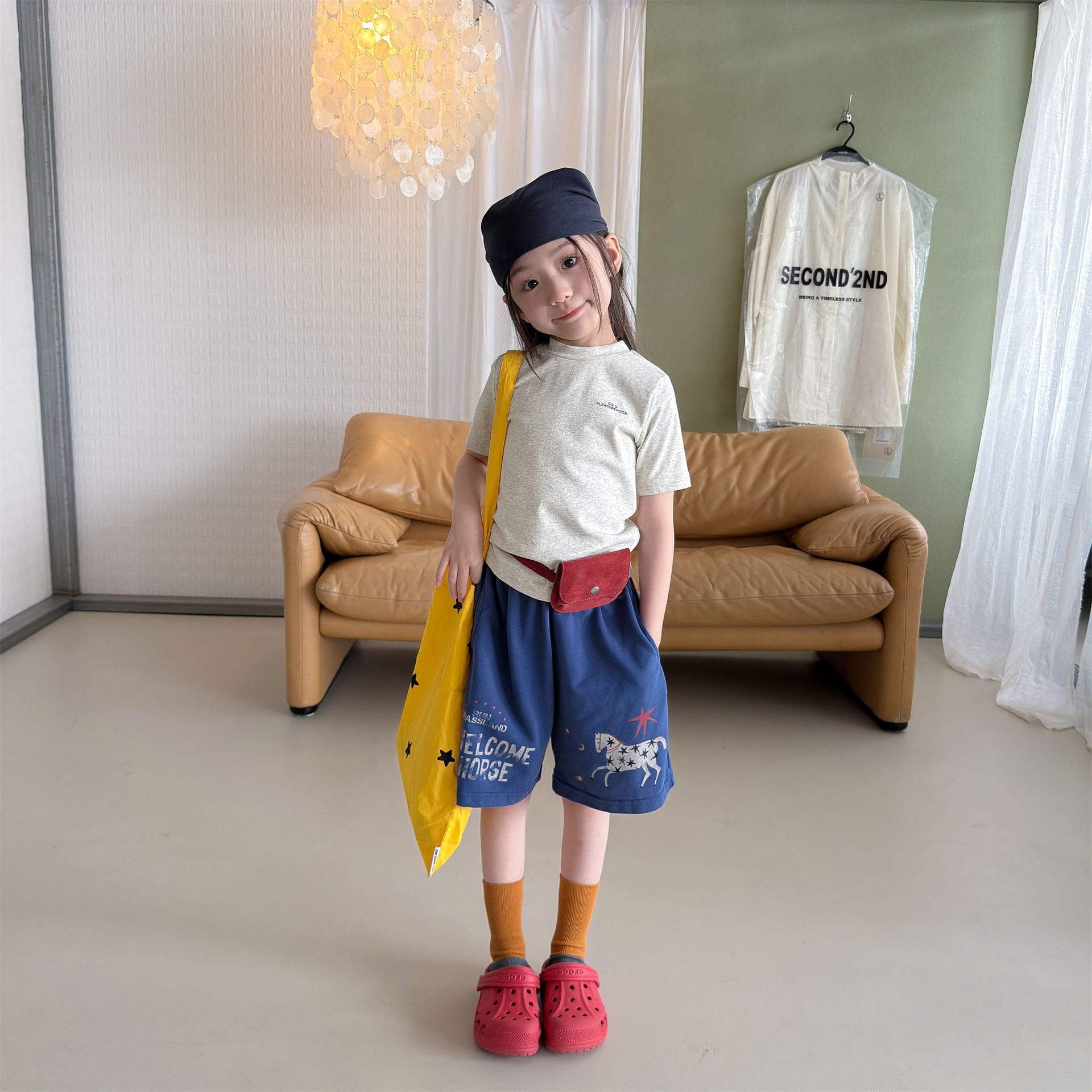 グラフィック チェック ショートパンツ ストリート【mh0013707】 ADbaby ハーフパンツ・ショートパンツ