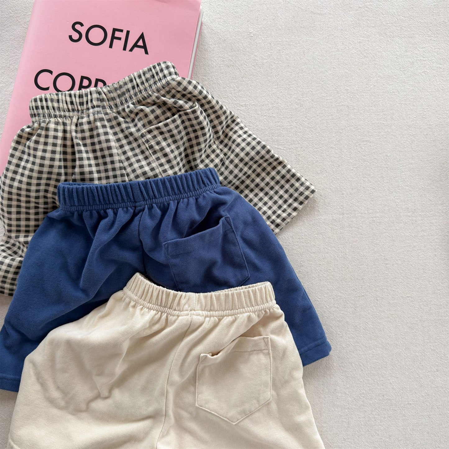 グラフィック チェック ショートパンツ ストリート【mh0013707】 ADbaby ハーフパンツ・ショートパンツ