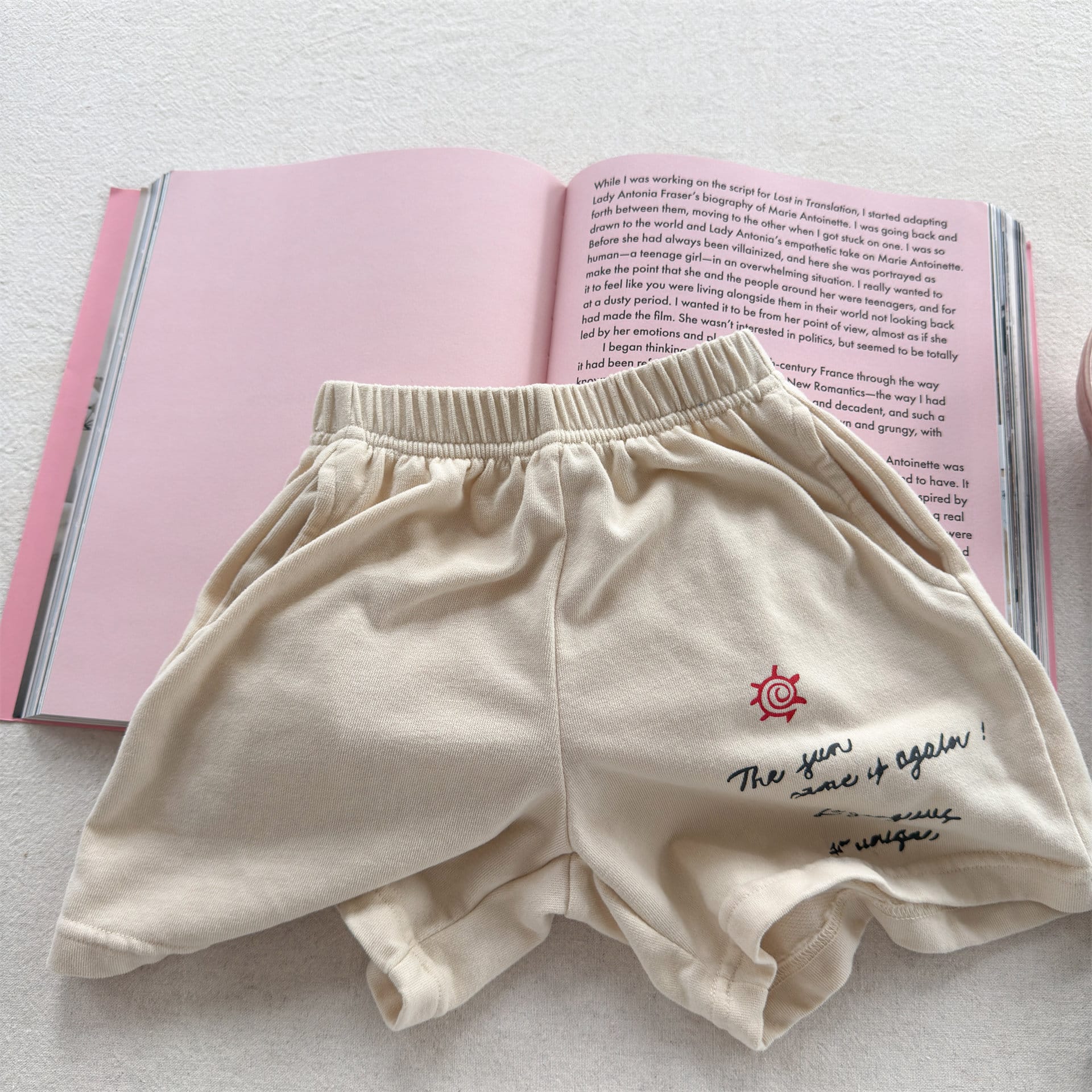 グラフィック チェック ショートパンツ ストリート【mh0013707】 Beige / 80cm ADbaby ハーフパンツ・ショートパンツ