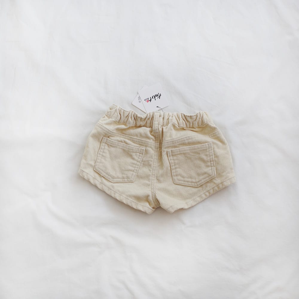 キッズ 無地 コーデュロイ ショートパンツ【mh0013819】 ANKRT ハーフパンツ・ショートパンツ