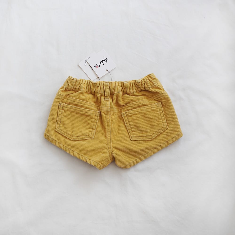 キッズ 無地 コーデュロイ ショートパンツ【mh0013819】 ANKRT ハーフパンツ・ショートパンツ