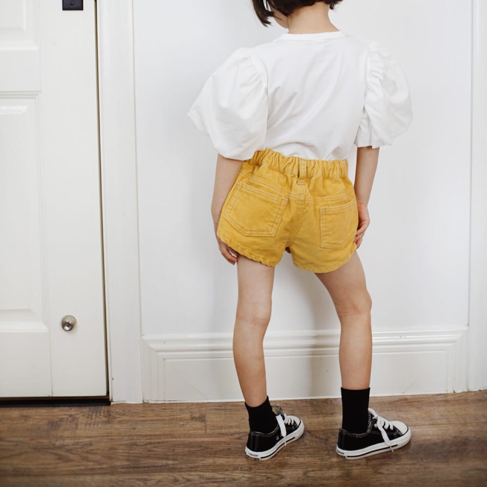 キッズ 無地 コーデュロイ ショートパンツ【mh0013819】 ANKRT ハーフパンツ・ショートパンツ