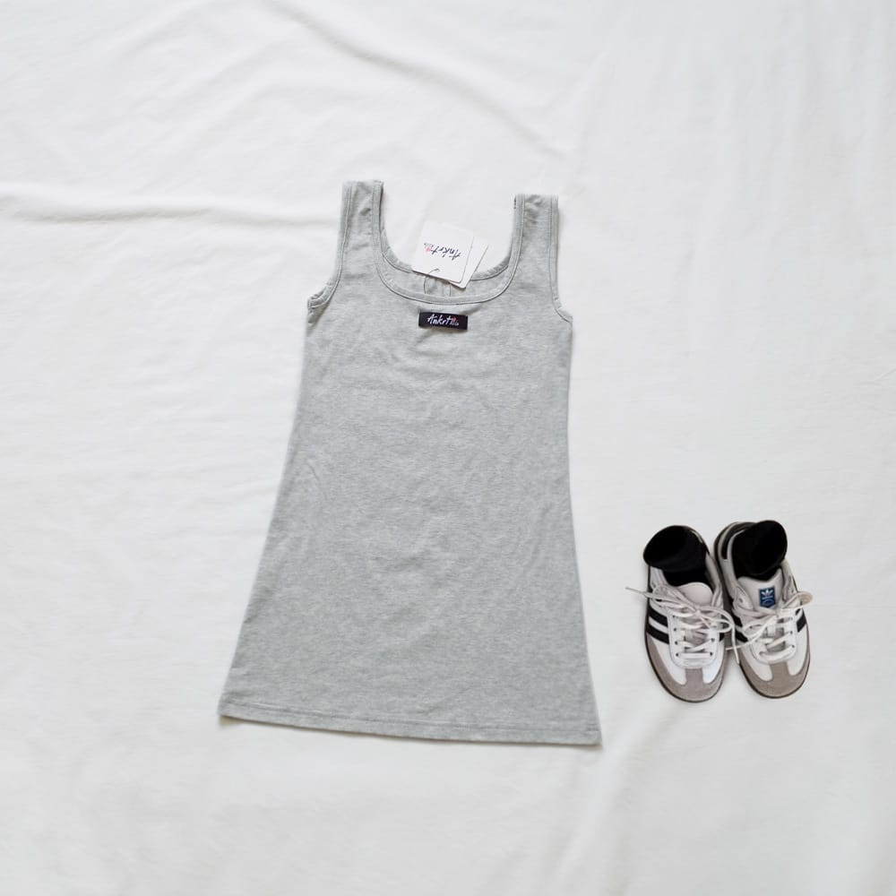 キッズ タンクトップ キャミワンピース【mh0013823】 Gray / 90cm ANKRT ノースリーブワンピース