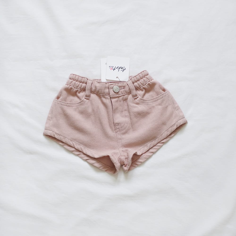 キッズ バックハートポケット デニム ショートパンツ【mh0013830】 ANKRT ハーフパンツ・ショートパンツ