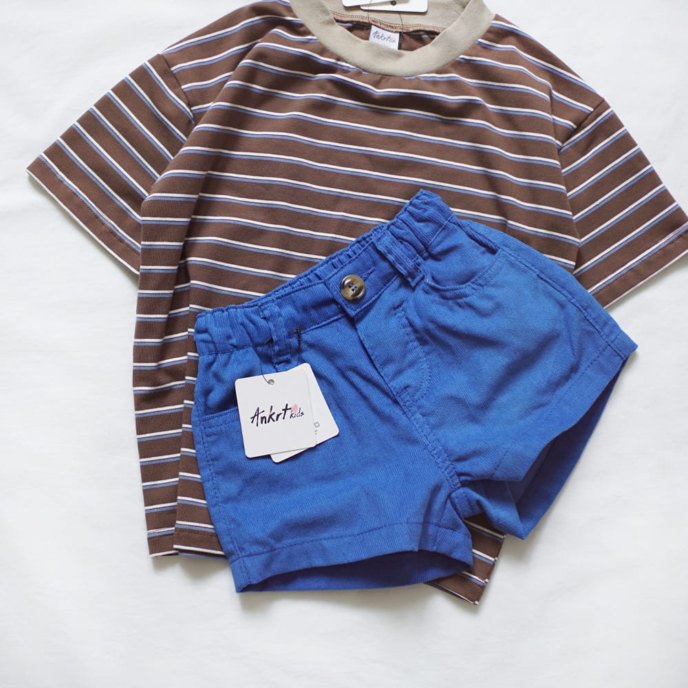 キッズ コーデュロイ ショートパンツ【mh0013831】 ANKRT ハーフパンツ・ショートパンツ