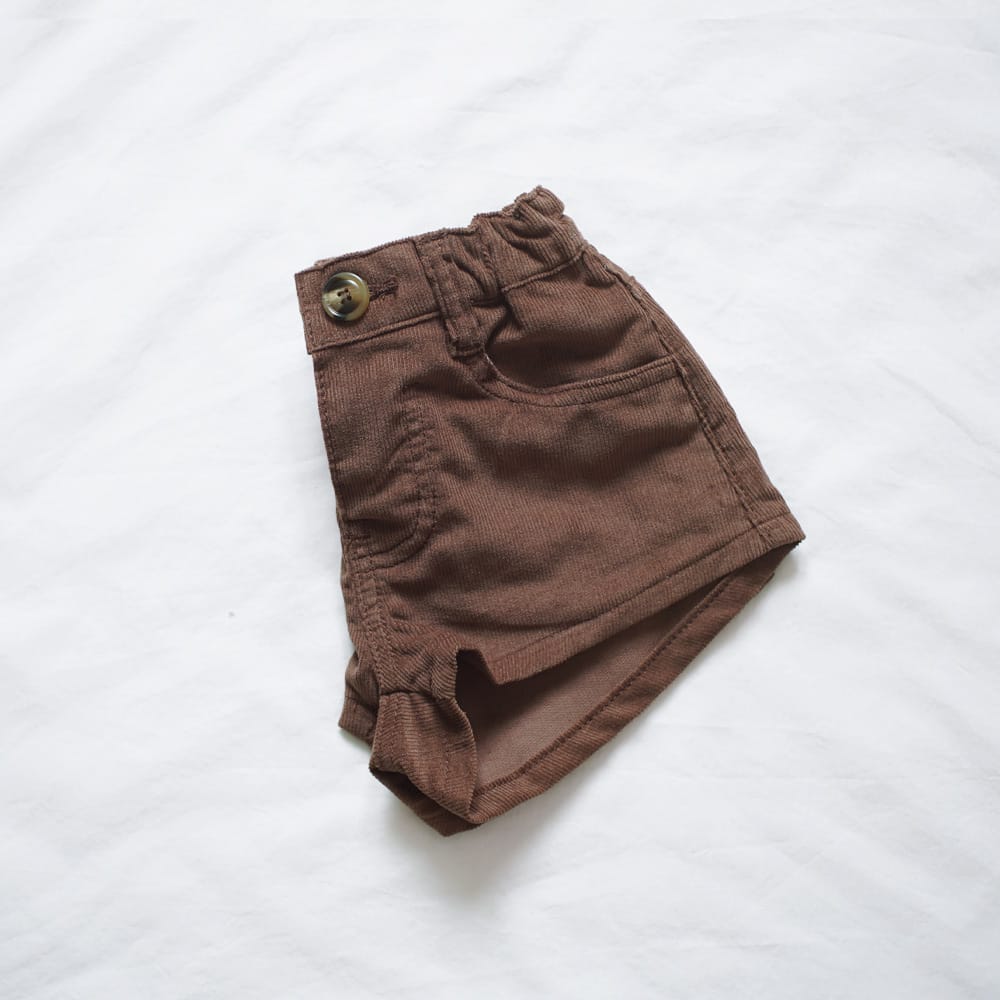 キッズ バックハートポケット コーデュロイ ショートパンツ【mh0013835】 ANKRT ハーフパンツ・ショートパンツ