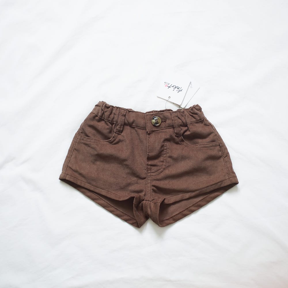 キッズ バックハートポケット コーデュロイ ショートパンツ【mh0013835】 ANKRT ハーフパンツ・ショートパンツ