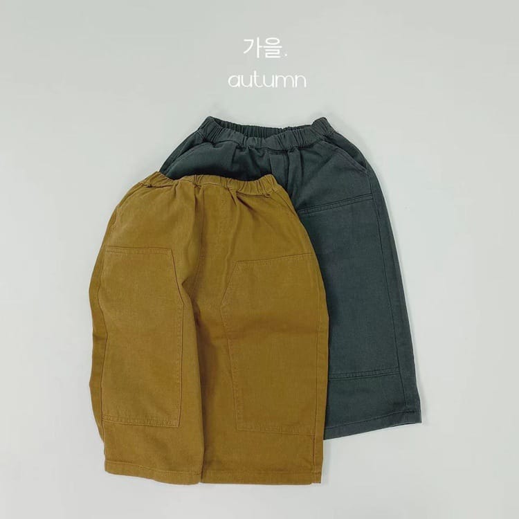 キッズ パッチワーク ルーズ ワークパンツ【mh0013928】 Gikv king ロングパンツ・スウェットパンツ