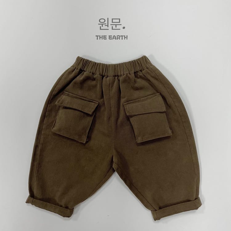 キッズ ポケット フラップポケット ルーズ ワークパンツ ロングパンツ【mh0013944】 Coffee / 80cm Gikv king ロングパンツ・スウェットパンツ