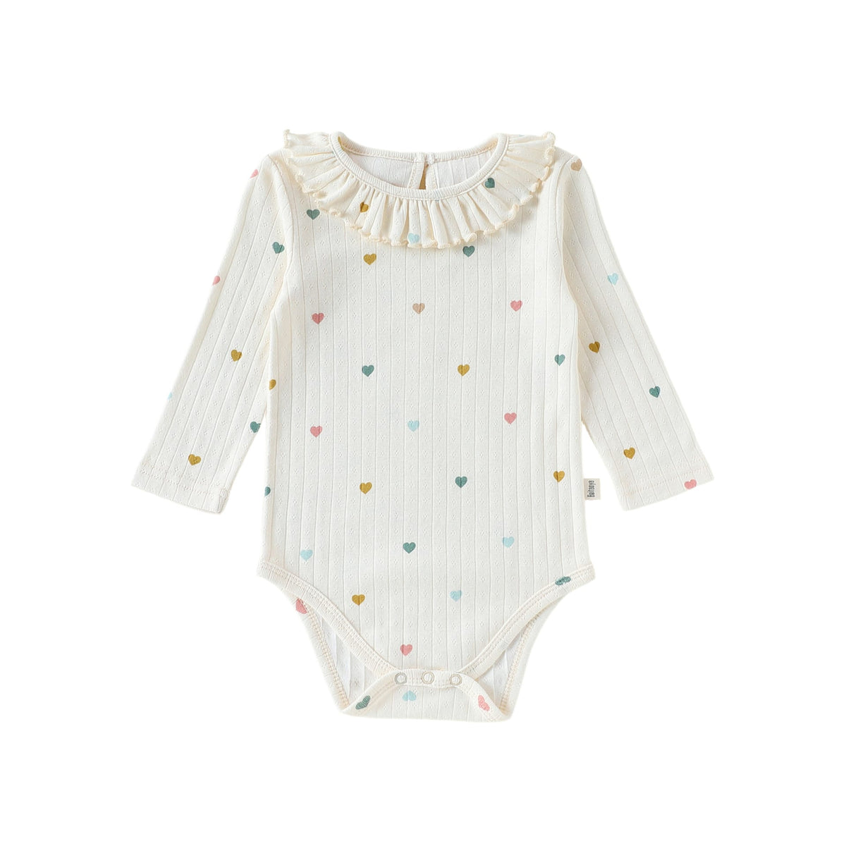 ベビー ラッフルカラー 長袖 ロンパース【mh0013949】 Beitaoya 長袖ロンパース