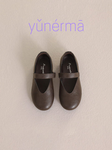 キッズ ジュニア メリージェーン 面ファスナー レザー フォーマルシューズ【mh0013991】 yunerma ベビー用靴