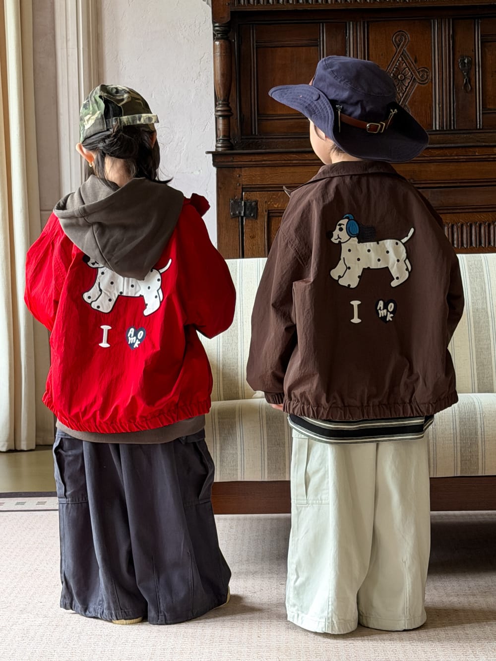 キッズ ジュニア ビッグポケット ルーズ ボリューム カーゴパンツ【mh0014388】 KUMAI.KIDS ロングパンツ・スウェットパンツ