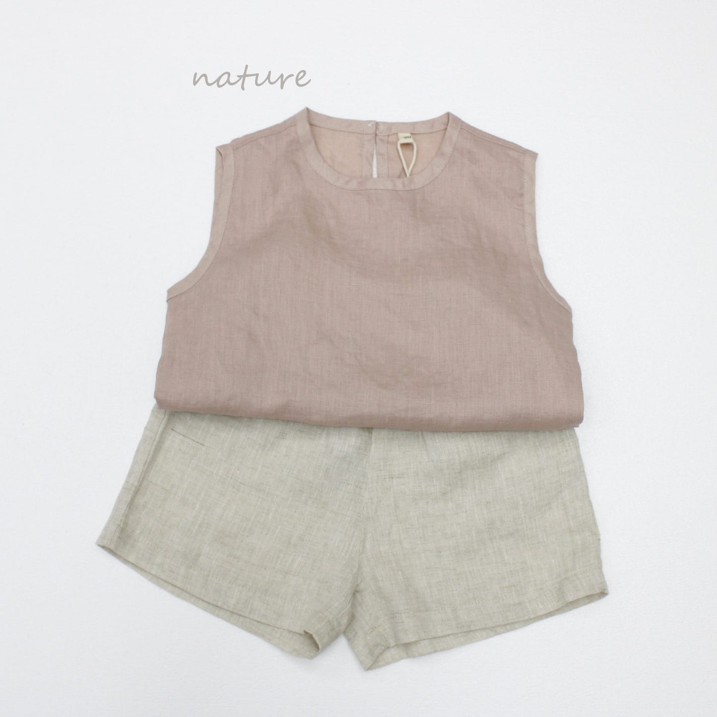Minimalist Pullover Linen Vest リネン ノースリーブトップス【mh0013633】 Forest Map タンクトップ・キャミソール・ノースリーブトップス