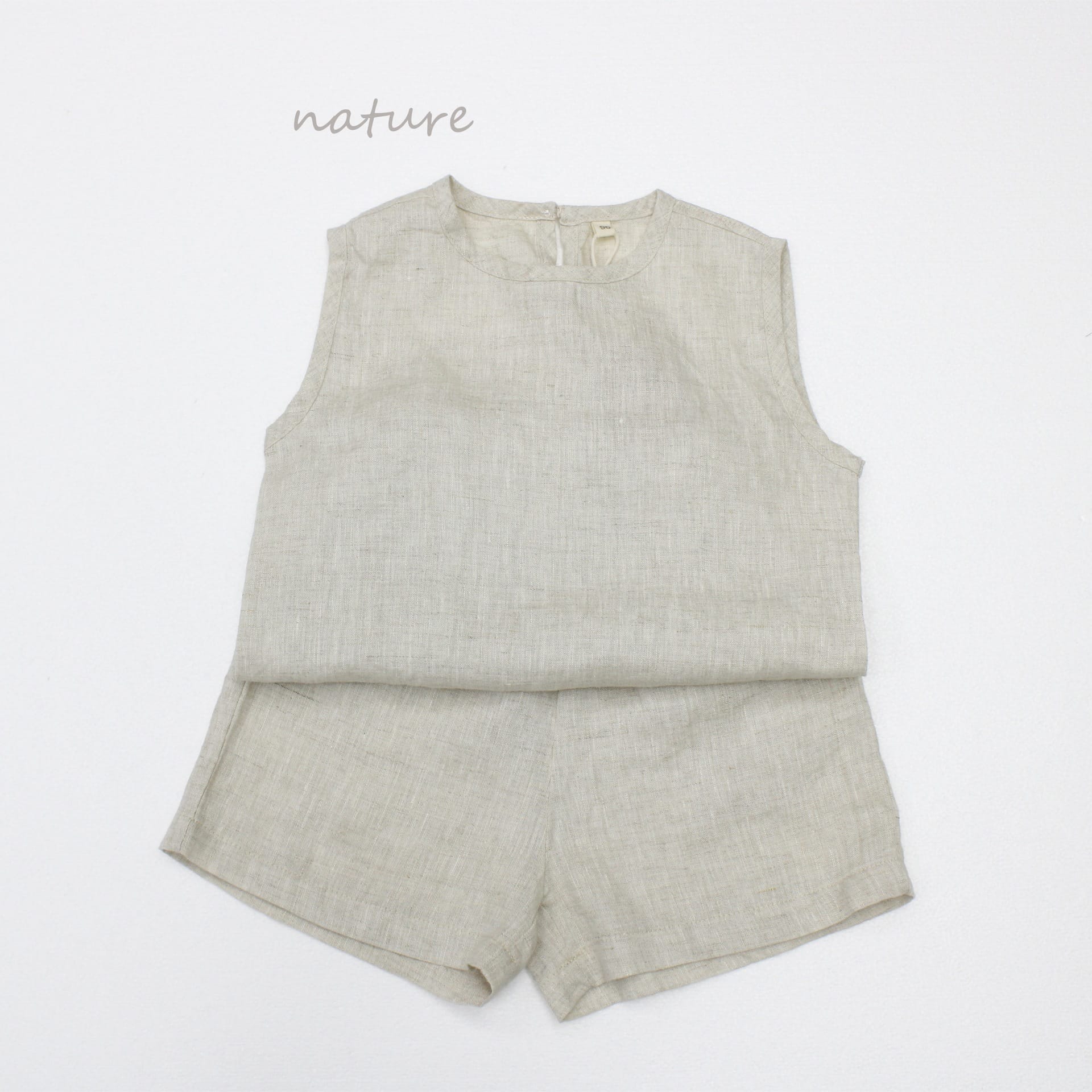 Minimalist Pullover Linen Vest リネン ノースリーブトップス【mh0013633】 Forest Map タンクトップ・キャミソール・ノースリーブトップス