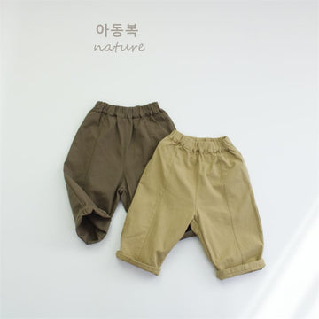 Minimalist Twill Slouchy Trousers ツイル ロングパンツ【mh0013631】 Forest Map ロングパンツ・スウェットパンツ