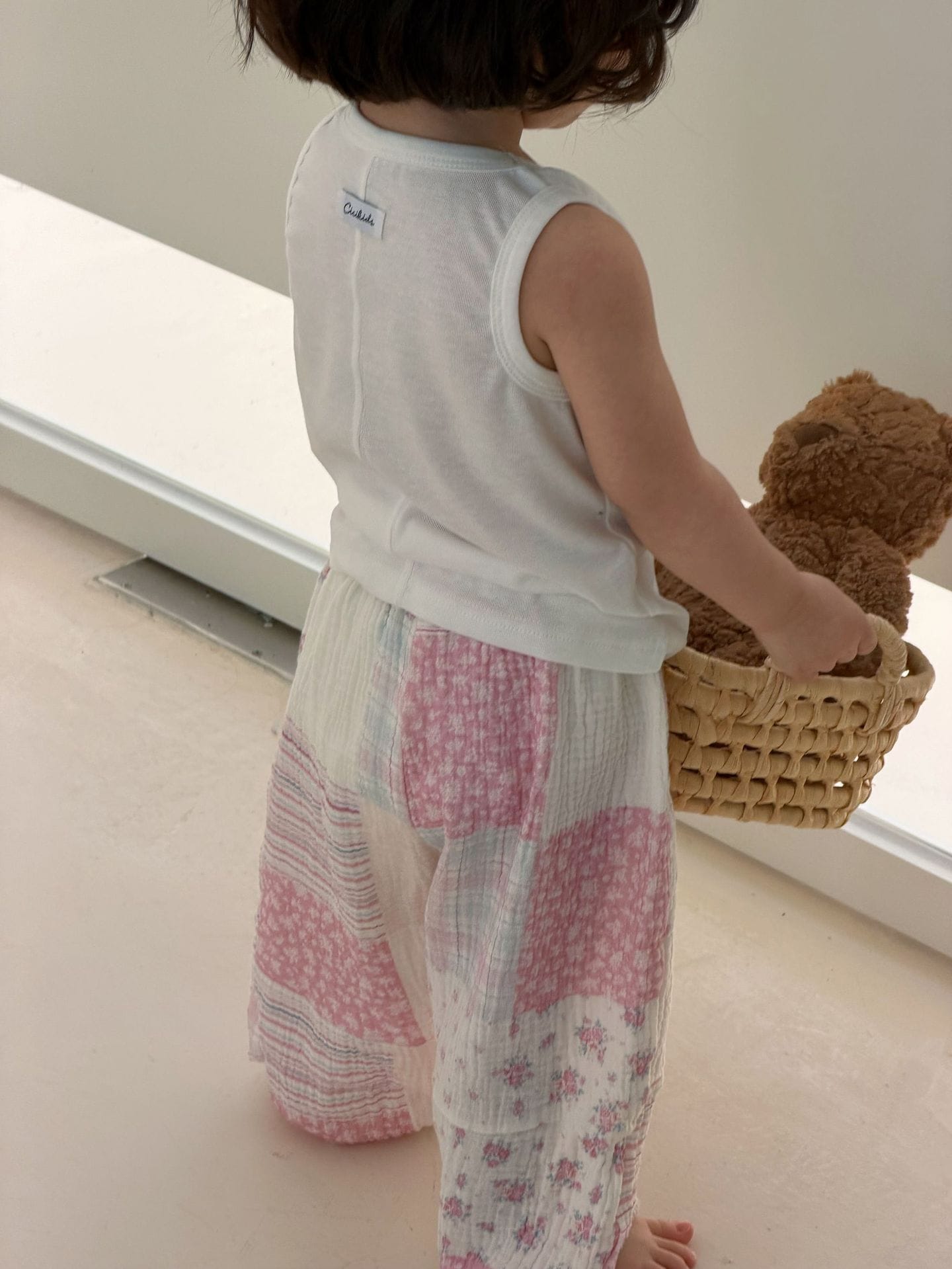 Mosquito-Repellent Double-Layer Gauze Long Pants サマー イージーパンツ【mh0013309】 cicikids ロングパンツ・スウェットパンツ