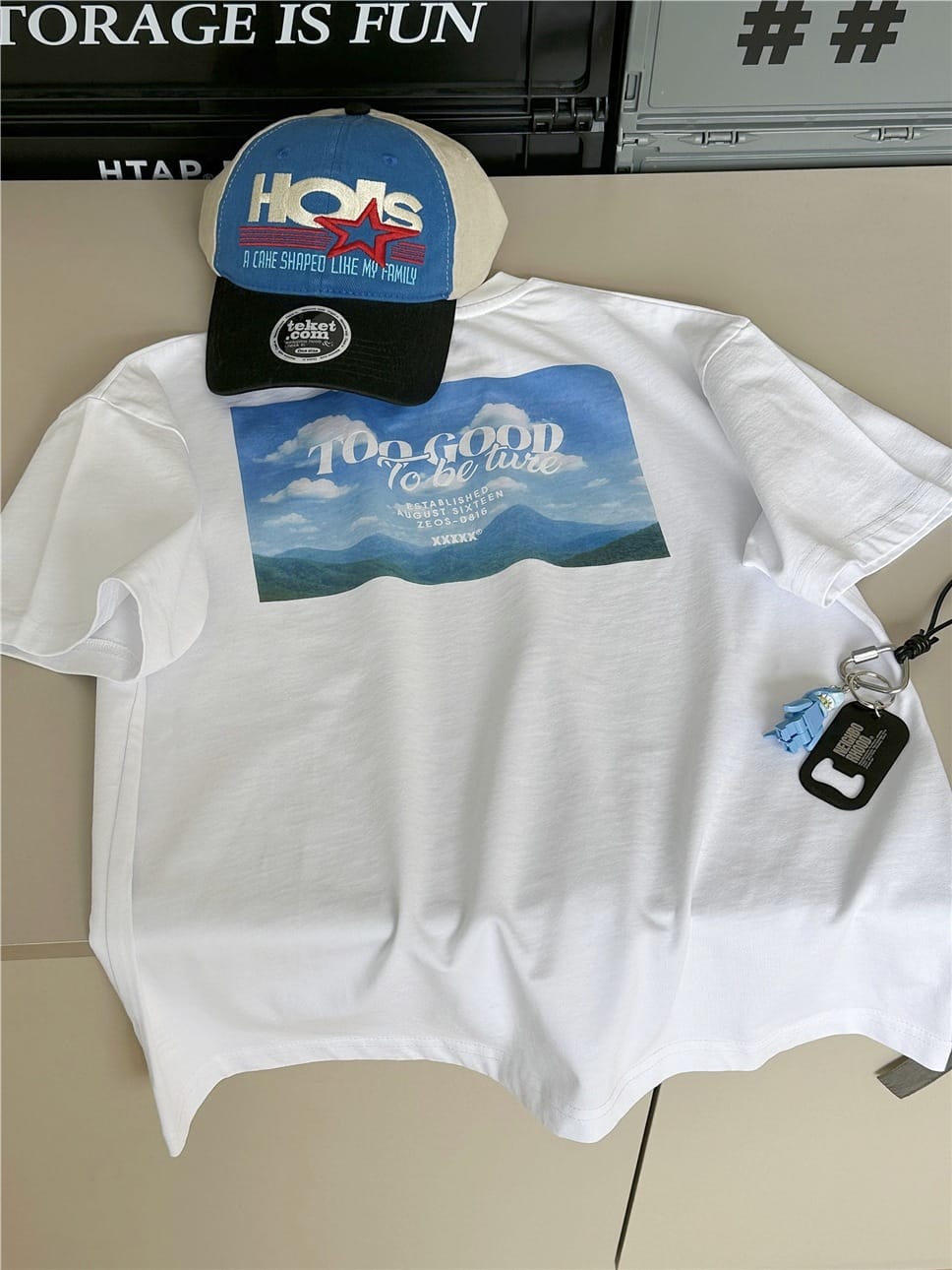 Mountain Graphic Pocket T-shirt マウンテンプリント 半袖Tシャツ【mh0012950】 snidols 半袖Tシャツ