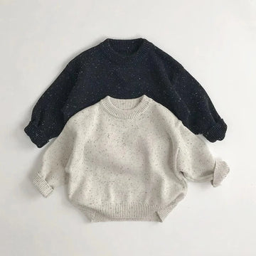 ニット・セーター キッズトップス カラフルネップニットセーター 2カラー【mh0006914】