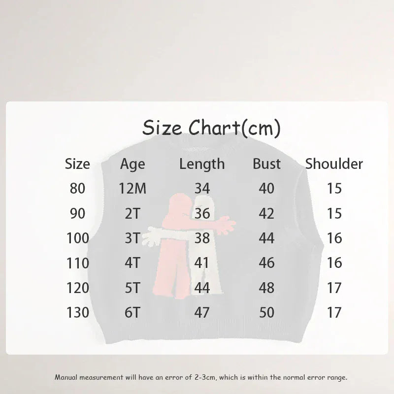 ベスト キッズベスト ニットアニメーションベストトップス 2カラー【mh0006946】