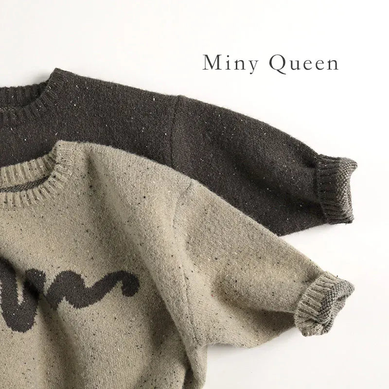 ニット・セーター キッズトップス カラフルネップ長袖ニットセーター 2カラー【mh0007360】