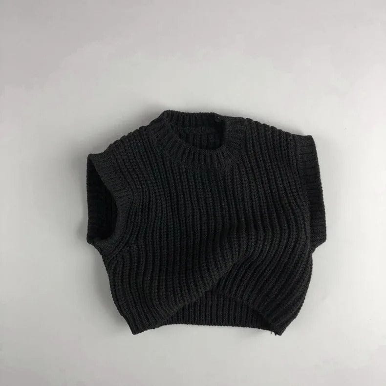 ベスト Dark Gray / 12M 80cm キッズ ニット ベスト【mh0000262】