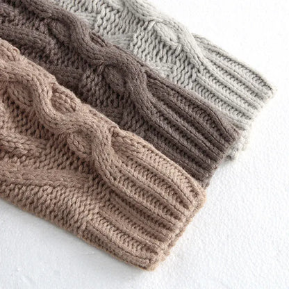 ニット・セーター キッズトップス アランニットケーブル編みざっくりセーター【mh0008185】