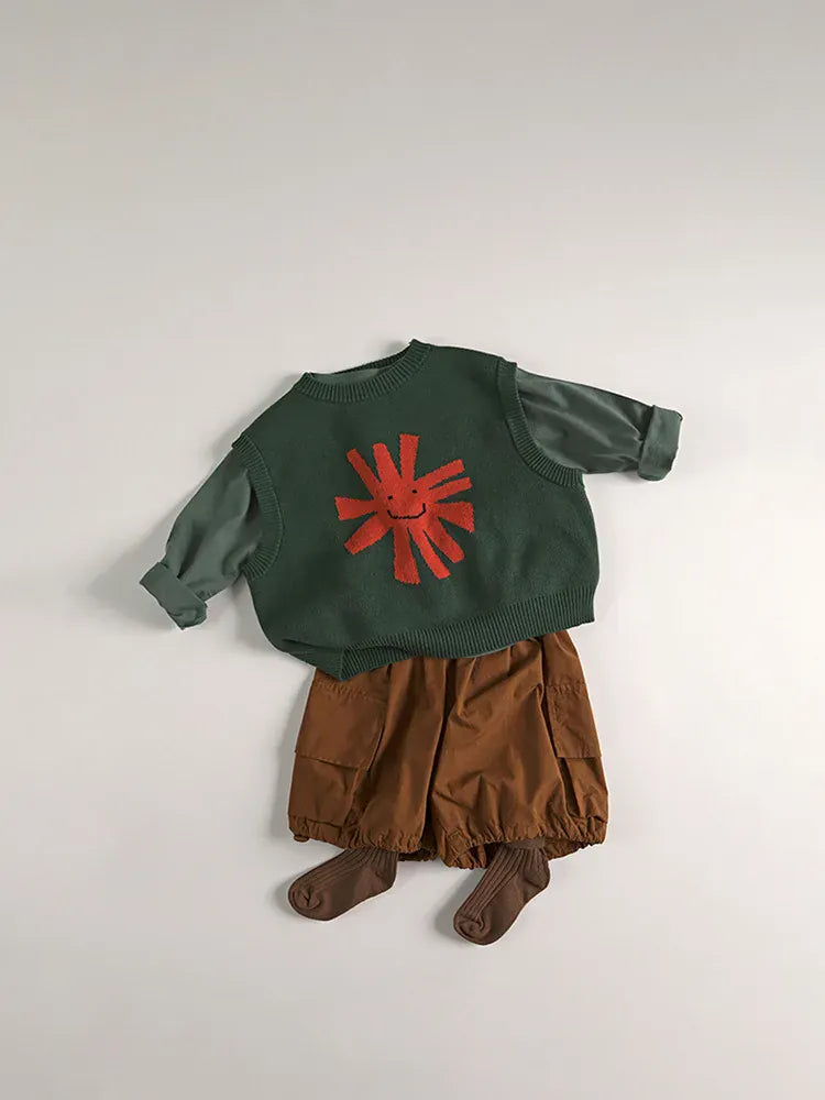 ベスト キッズベスト キャラクター柄ニットベスト【mh0008341】