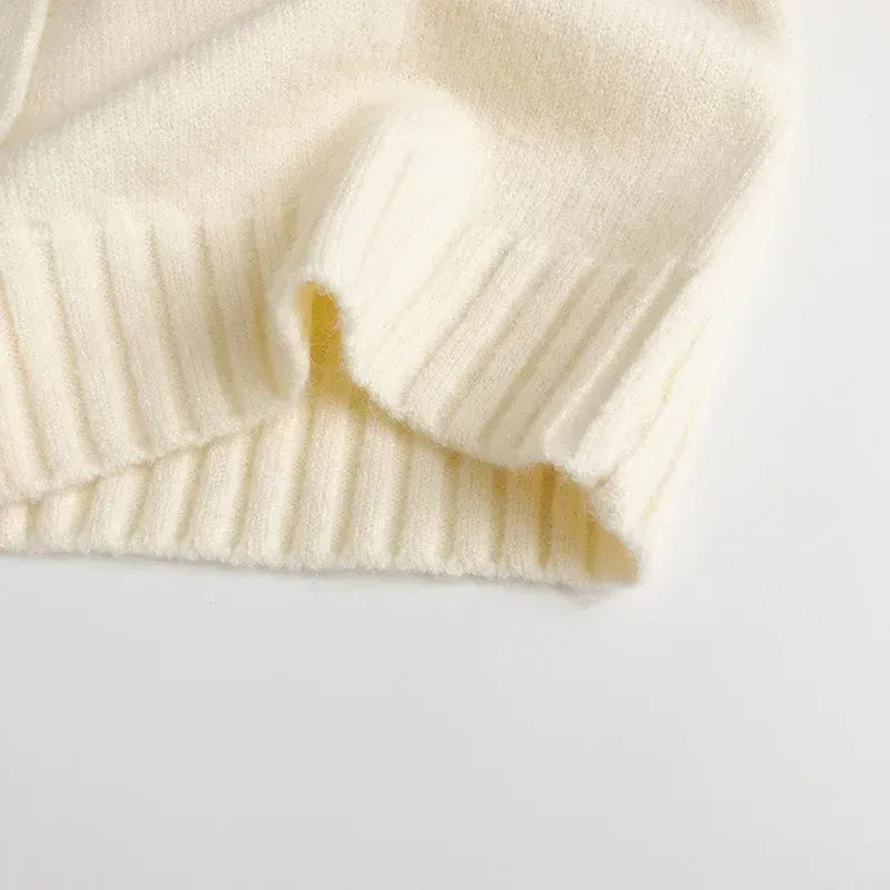 カーディガン・パーカー キッズカーディガン ボタンアクセントシンプルニットジャケット【mh0008949】