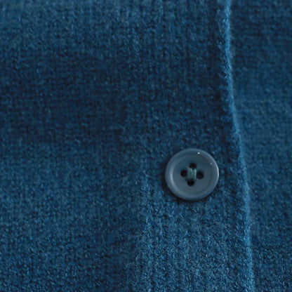 カーディガン・パーカー シンプルワンポイント刺繍ニットカーディガン【mh0011088】