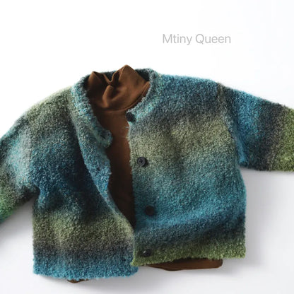 カーディガン・パーカー グラデーションモヘア風ニットカーディガン【mh0011275】