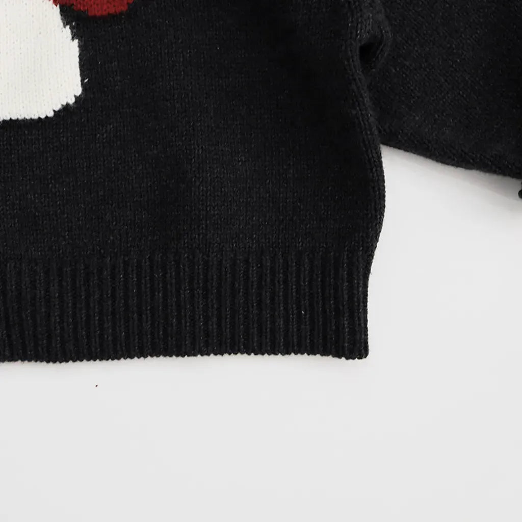 ニット・セーター きのこモチーフフーディニットセーター【mh0011285】