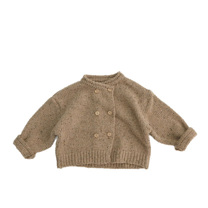 カーディガン・パーカー ダブルボタンカーディガン ニットジャケット【mh0011777】