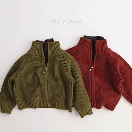 カーディガン・パーカー ニットカーディガン ジップアップジャケット【mh0011782】