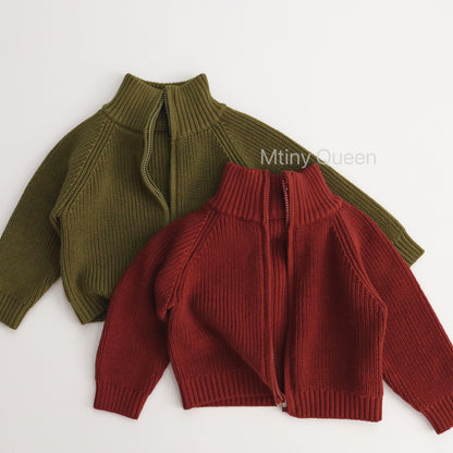 カーディガン・パーカー ニットカーディガン ジップアップジャケット【mh0011782】