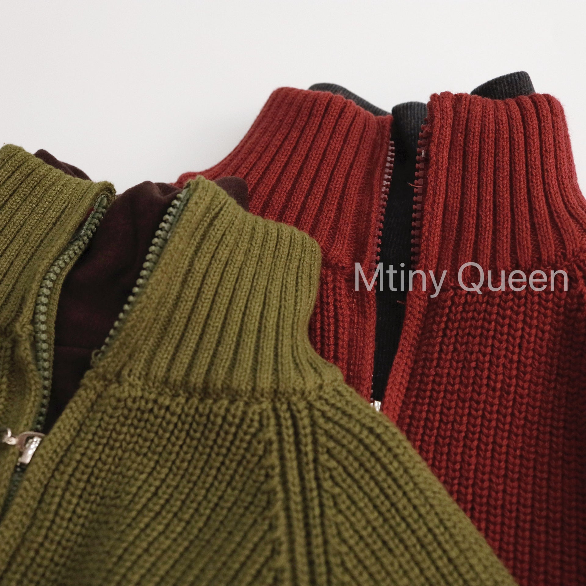 カーディガン・パーカー ニットカーディガン ジップアップジャケット【mh0011782】