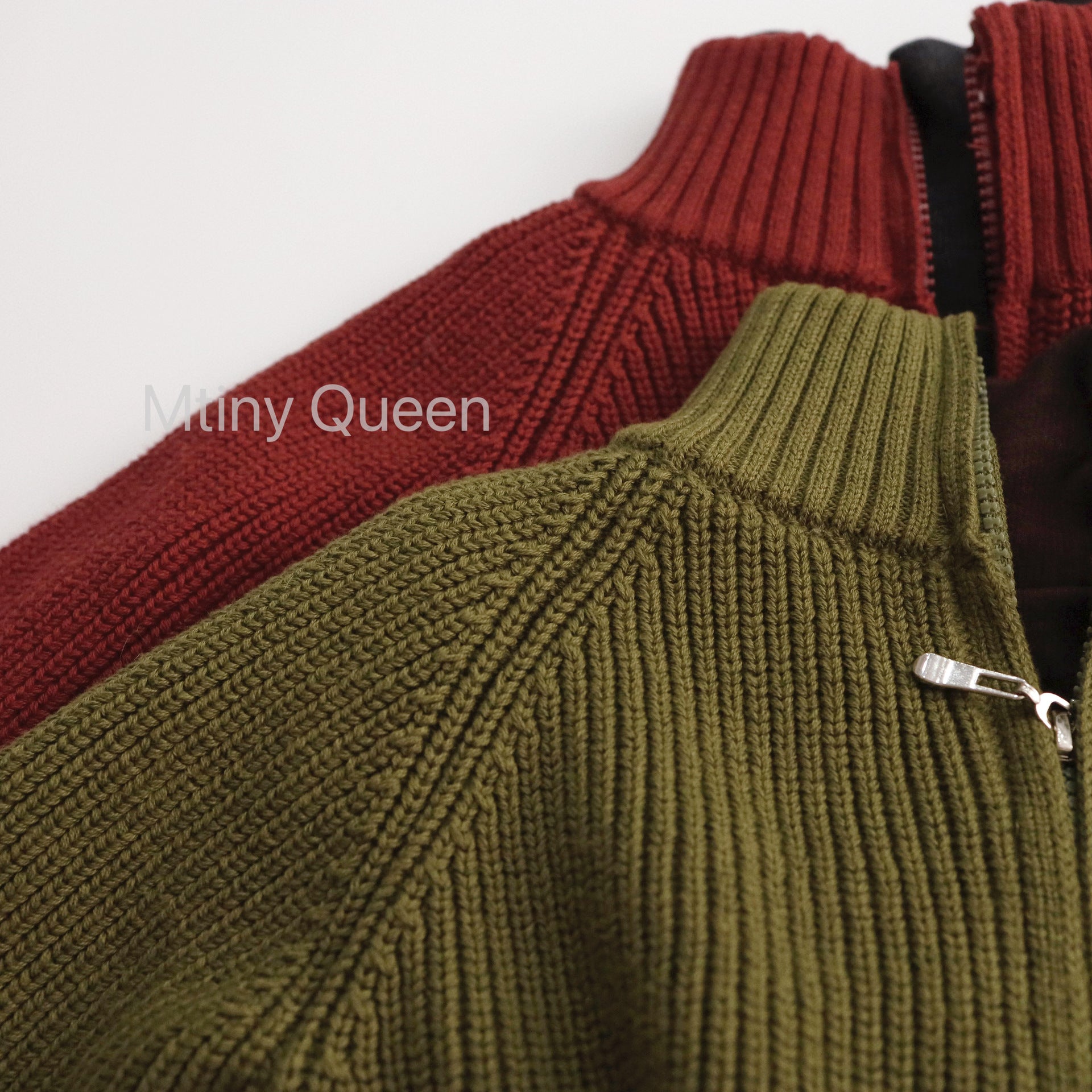 カーディガン・パーカー ニットカーディガン ジップアップジャケット【mh0011782】