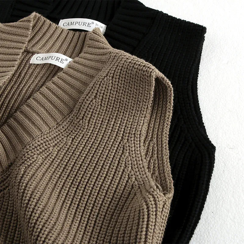 ベスト キッズベスト シンプルVネックニットベスト【mh0008190】