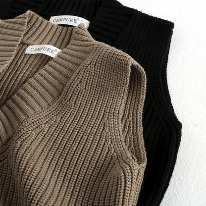 ベスト キッズベスト シンプルVネックニットベスト【mh0008190】