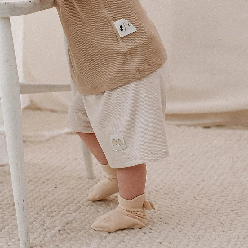 ハーフパンツ・ショートパンツ Apricot / 73cm シンプルベーシック無地ショートパンツ【mh0010028】