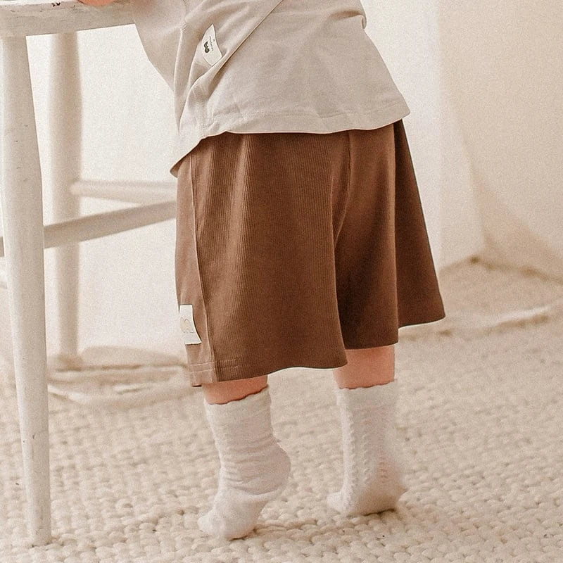 ハーフパンツ・ショートパンツ Chocolate / 73cm シンプルベーシック無地ショートパンツ【mh0010028】