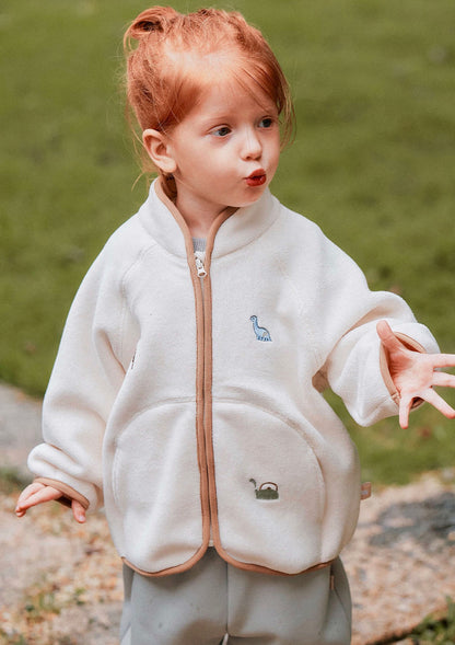 カーディガン・パーカー 長袖ジャケット ボア素材 もこもこ ジップアップ アウター ブルゾン【mh0011640】