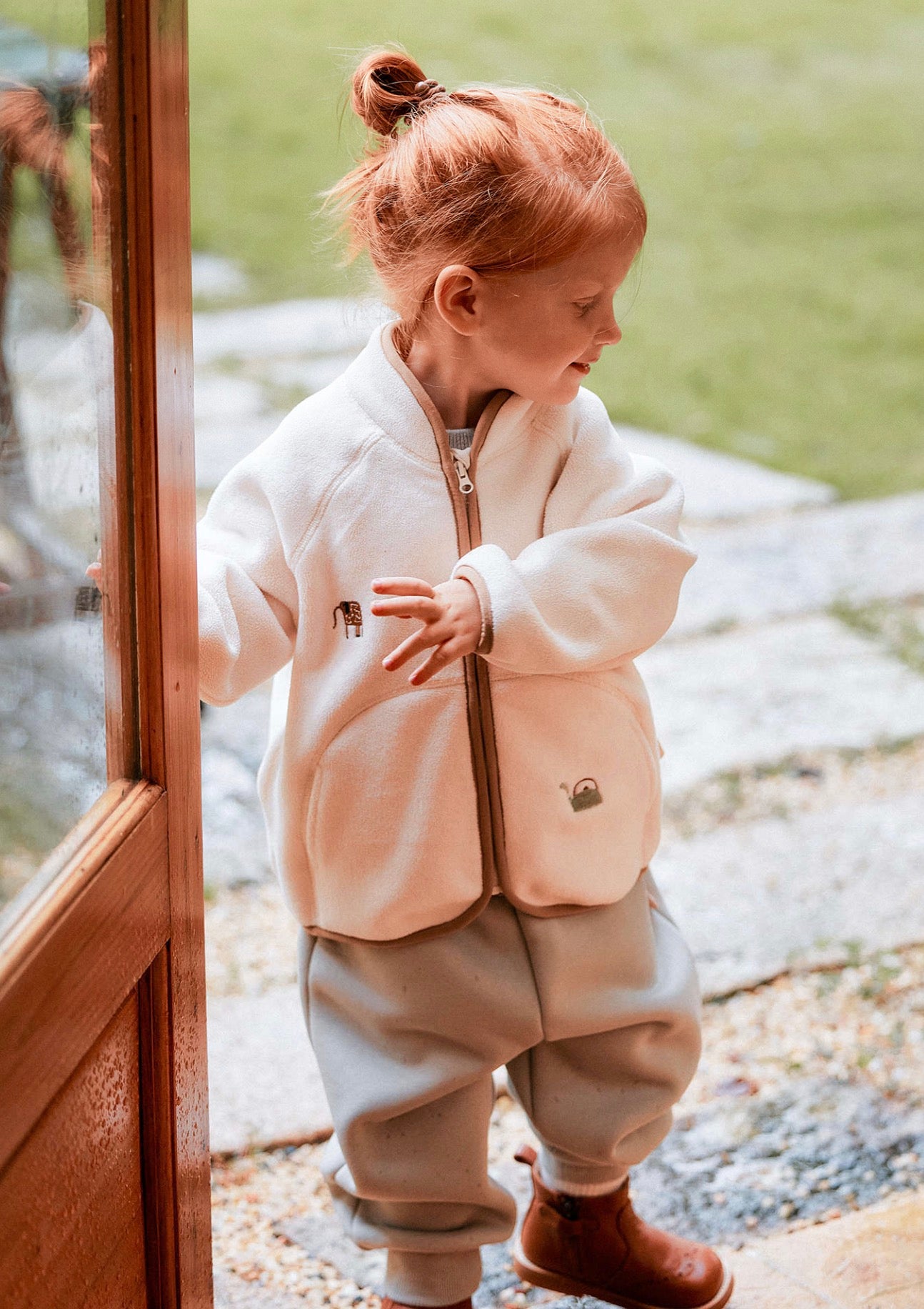 カーディガン・パーカー 長袖ジャケット ボア素材 もこもこ ジップアップ アウター ブルゾン【mh0011640】