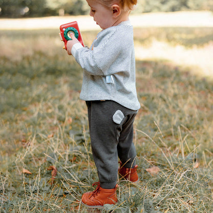 ロングパンツ・スウェットパンツ ロングパンツ 裏起毛素材 クマ耳デザイン スウェットパンツ カジュアル【mh0011643】