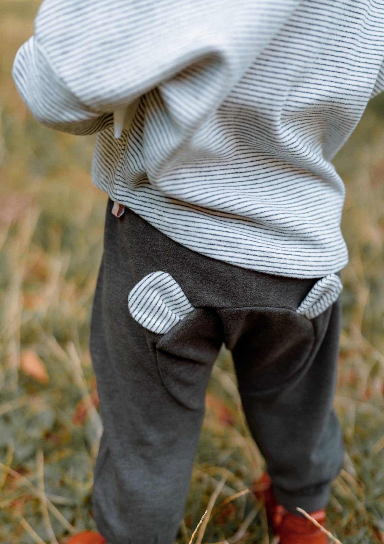 ロングパンツ・スウェットパンツ ロングパンツ 裏起毛素材 クマ耳デザイン スウェットパンツ カジュアル【mh0011643】