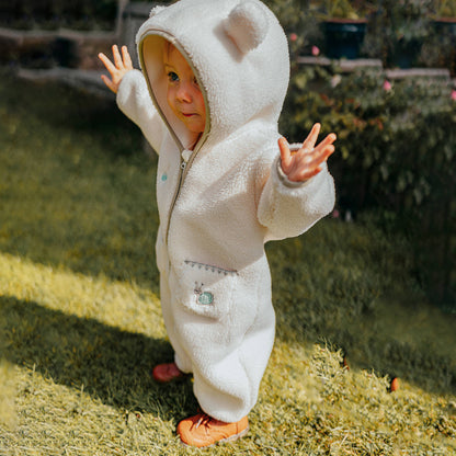 アウタージャンプスーツ カバーオール ボア素材 クマ耳フード ジャンプスーツ つなぎ【mh0011644】