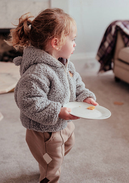 ショートコート・ジャケット・ジャンパー 長袖ジャケット ボア素材 クマ耳フード ジップアップ アウター ブルゾン【mh0011646】