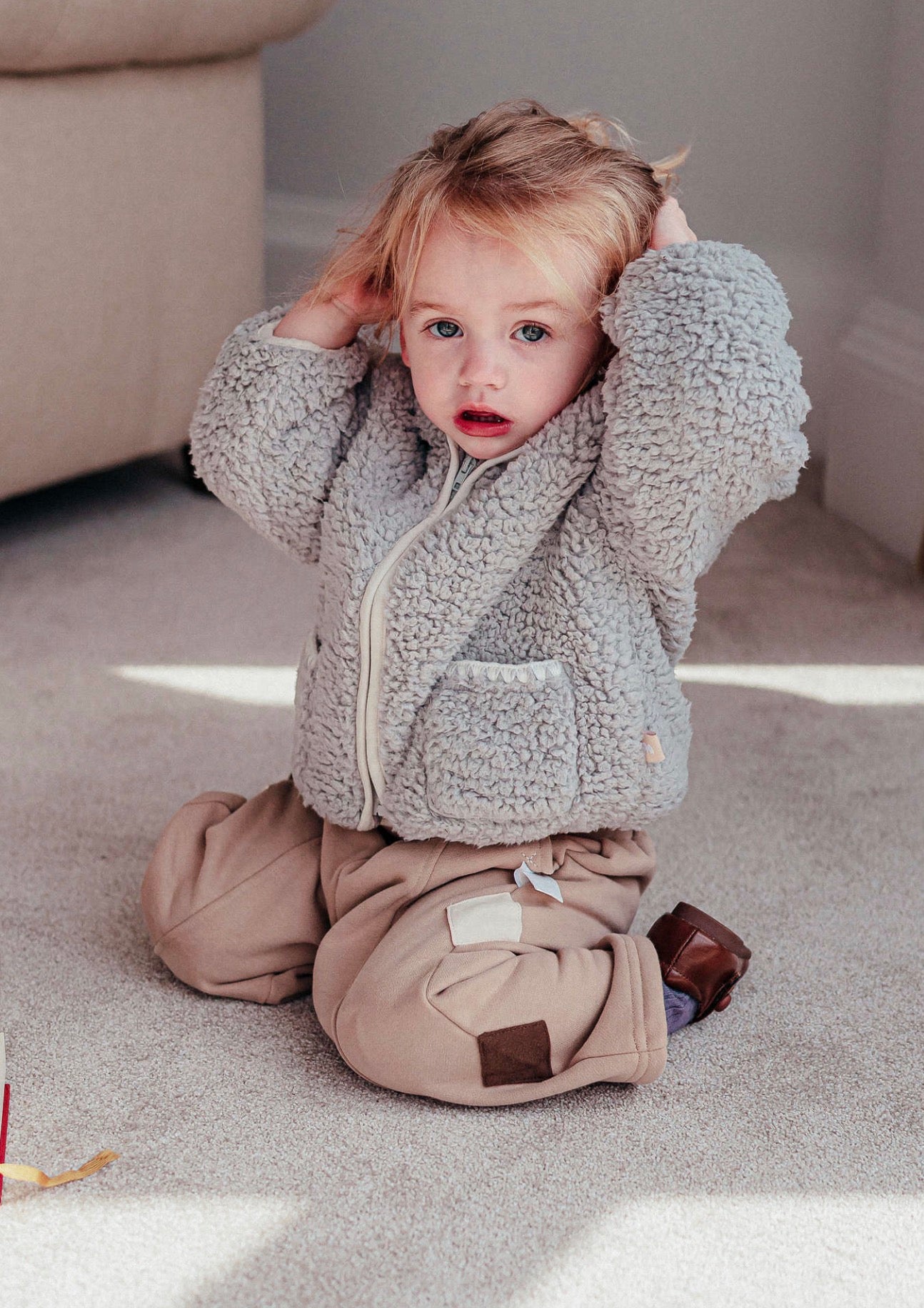 ショートコート・ジャケット・ジャンパー 長袖ジャケット ボア素材 クマ耳フード ジップアップ アウター ブルゾン【mh0011646】